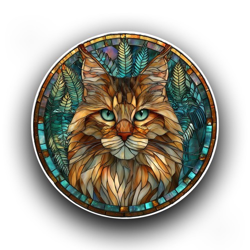 Maine coon cat - maine, kitten
