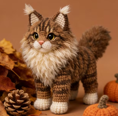 Maine coon crochet - coon,