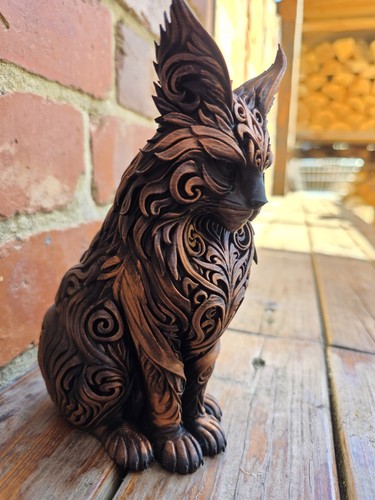 Maine coon cat ornament figure - coon,