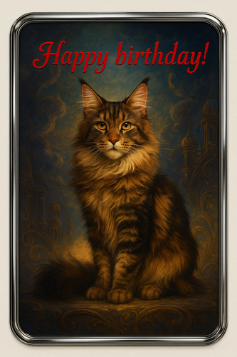 Funny maine coon birthday - funny,