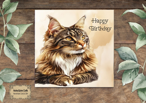 Cat 049 birthday card - birthday,